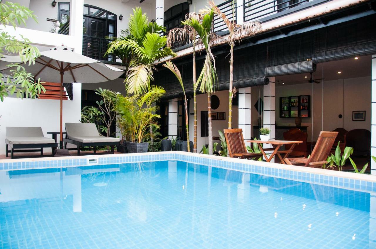 Private Boutique Home With Pool, The Fin Inn 暹粒 外观 照片